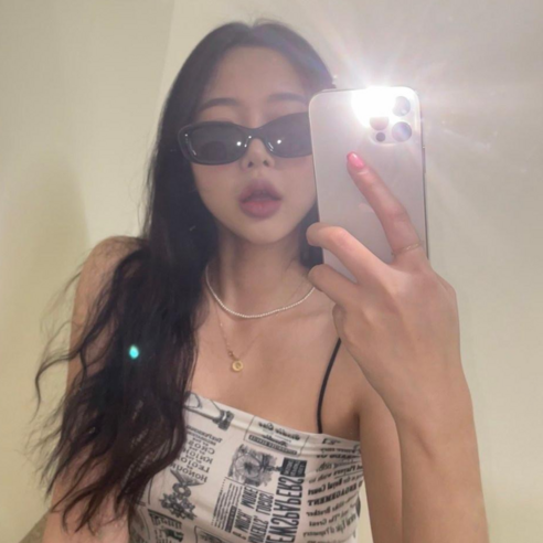 VANANA2 남녀공용 자외선차단 레트로 선글라스