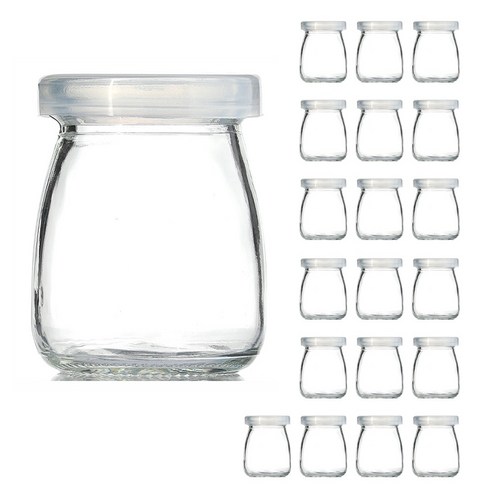 pp뚜껑 푸딩 병 100ml 20개 캔들용기 향초 용기 공병 캔들만들기 향초만들기 캔들재료 향초재료