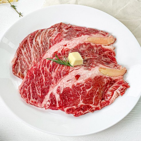 부드럽고 풍부한 맛, 합리적인 가격의 프리미엄 미국산 상위 초이스 윗등심