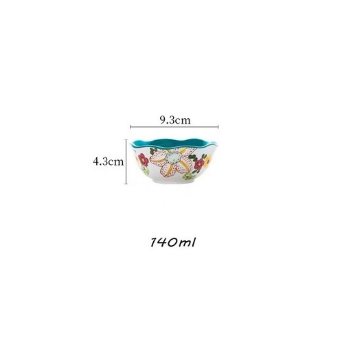 FREELIFE 세라믹 접시 세트 노르딕 플레이트 창의 PA-584, 4inch bowl-33