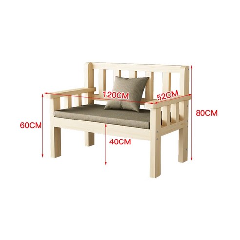 자연과 함께하는 편안한 휴식, 투윅스 원목 긴의자