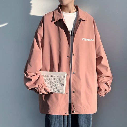 SU 남자 작업 재킷 봄과 가을 얇은 느슨한 캐주얼 의류 패션 브랜드 대형 한국 유행 잘 생긴 코트