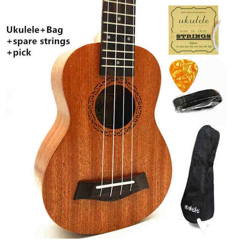 우쿨렐레 입문용 우쿠렐라 세븐엔젤 소프라노 미니 어쿠스틱 일렉트릭 21/23, 9.Ukulele  D set - 21 인치