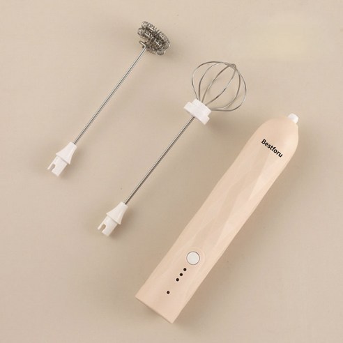 Bestforu USB 휴대용 쾌속 거품기, 연핑크lite pink