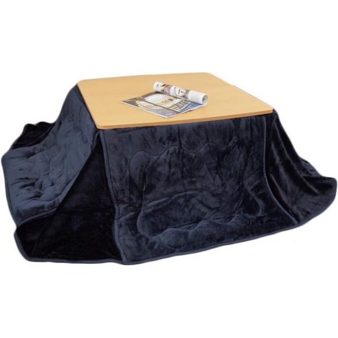 Reveur 코타츠 거실탁자 난방 거실테이블 온열 난방테이블 인테리어 291764, navy_小さめ長方形用 160x190cm