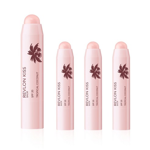 레브론 키스 밤 2.6g, 010 Tropical Coconut, 4개