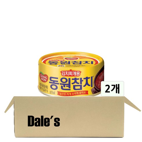 데일즈기획 동원 김치찌개용 참치, 135g, 2개