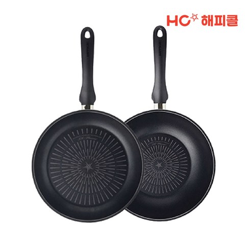 해피콜 티타늄 IH 인덕션 후라이팬 2종 A세트, 팬 20cm + 팬 28cm, 1세트