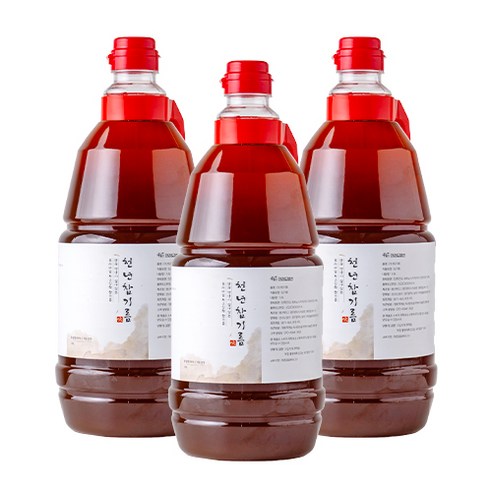 저온압착 천년 참기름, 2개, 180ml