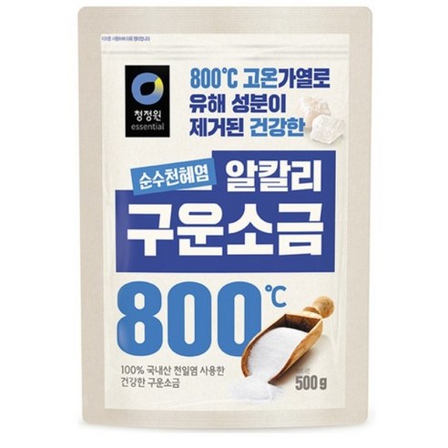 대상 청정원 구운소금500g 1개, 500g