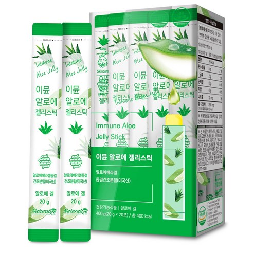 네추럴라이즈 이뮨 알로에 젤리스틱, 280g, 1개