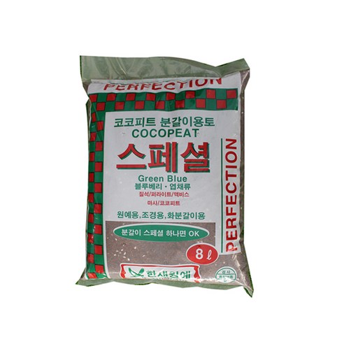 코코피트 분갈이흙 8리터 1포 가든파릇 - 오아시스/압축배양토 | 쿠팡