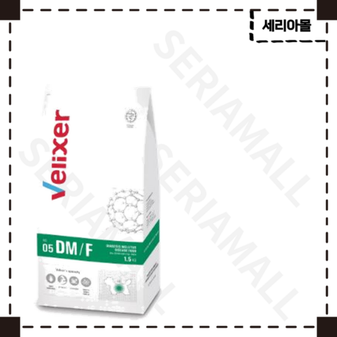 No 5 벨릭서 DM/F(독) 1.5kg 당뇨병 체중감량 후 체중유지 고지혈증 처방사료[정품], 1개