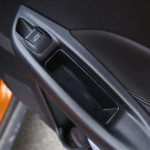 Lopbinte 포드 포커스 3 4 Mk3 MK4 용 자동차 ABS 팔걸이 컨테이너 도어 스토리지 박스, 검은 색