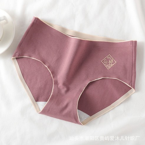 KORELAN 일본계 순면 원피스 팬티 중허리 여성 삼각팬츠