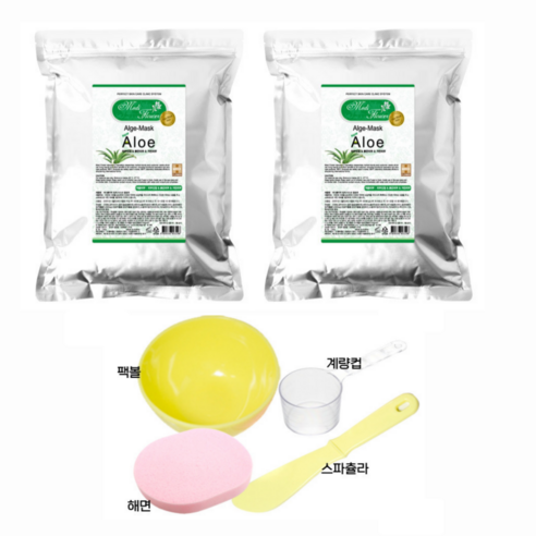 메디플라워 모델링팩 알로에 1kg+팩도구4종 세트, 1개, 1개입