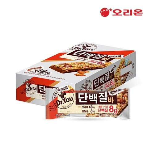 닥터유 주머니쏙 단백질바, 34g, 12개
