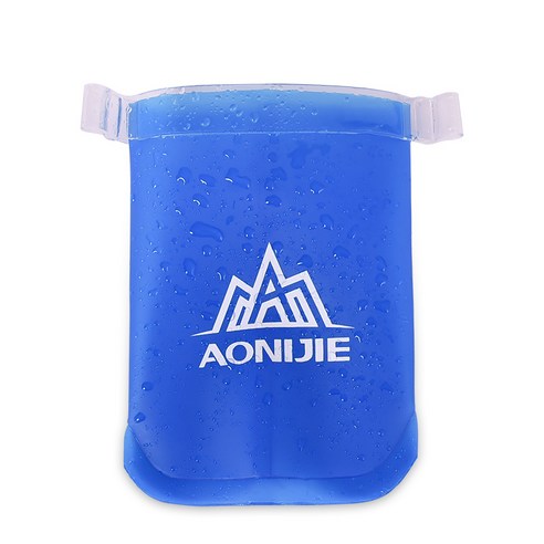 AONIJIE 소프트 플라스크 물병 접이식 접이식 물 주머니 TPU 프리 러닝 하이드레이션 팩 허리 가방 SD09/10 250/500ml, 하나, 170ml WaterCup