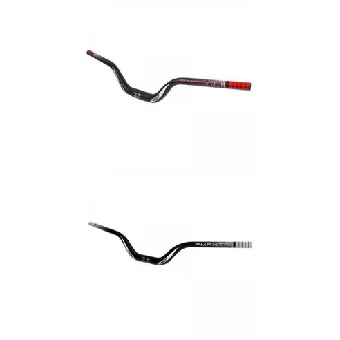 2pcs 경량 자전거 핸들 바 자전거 라이저 바 하이 그립, 720mm 780mm, 알루미늄 합금, 레드+실버