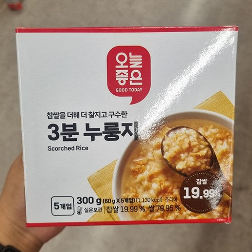 온니프라이스 3분 누룽지 60g x 5개입, 5개