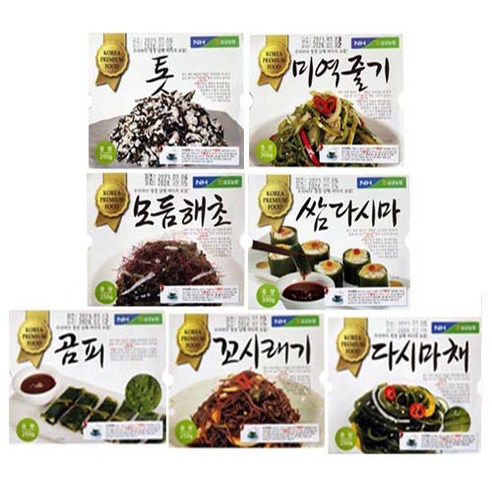 해조류-모듬해초250g 곰피250g 꼬시레기250g 다시마채250g 미역줄기300g 쌈다시마300g 톳200g—엄마손해조류, 1개 엄마손과메기 Best Top5