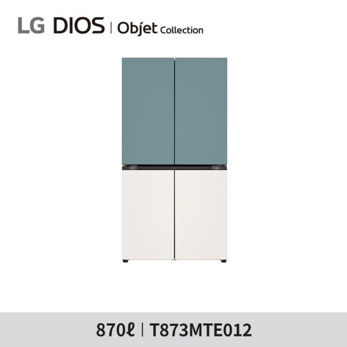 lg 오브제 냉장고 870 도어 장단점  [LG전자] [870L] LG 디오스 오브제컬렉션 냉장고 민트베이지 [T873MTE012], 상세 설명 참조