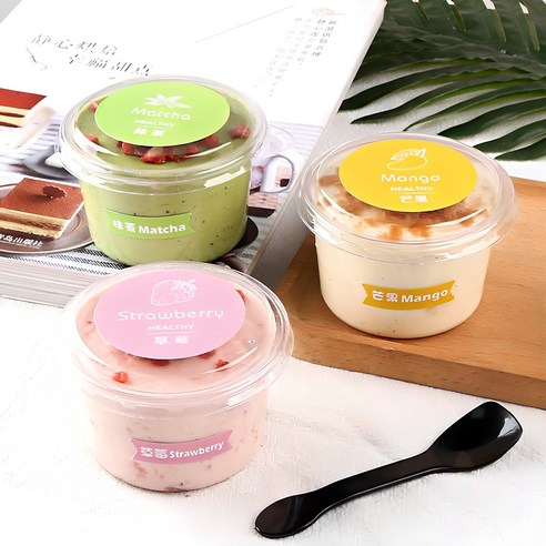 달콤한 순간을 더욱 특별하게, 플록스토리 일회용 미니 푸딩컵