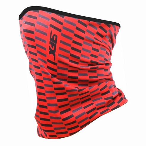 나인에프엑스 2018 스포츠 자외선차단 쿨 마스크, 스플릿저크 레드, 1개