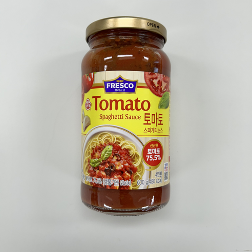 오뚜기 프레스코 토마토 스파게티소스, 600g, 2개