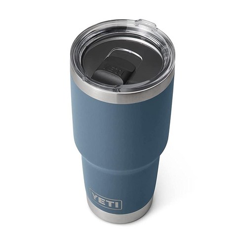 YETI Rambler 887.2ml(30온스) 텀블러 스테인리스 스틸 MagSlider 뚜껑으로 진공 단열 레스큐 레드 예티, Nordic Blue