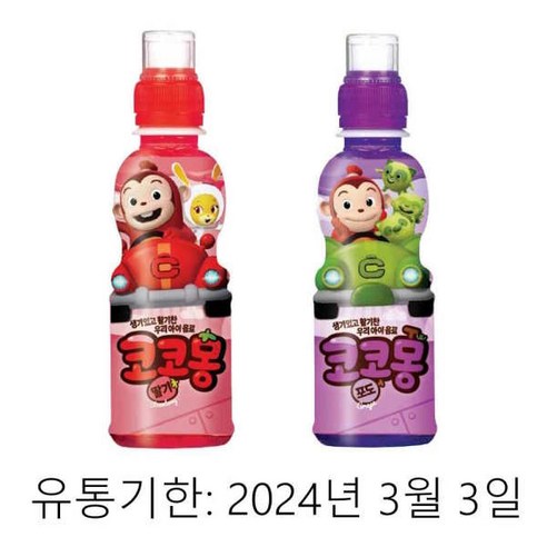 웅진-코코몽포도맛200㎖(24페트), 200ml, 24개