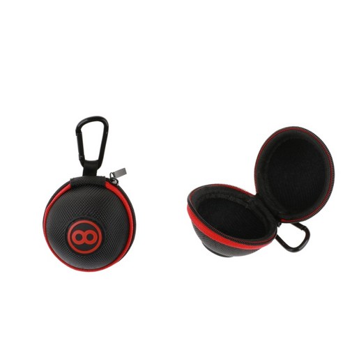 2 Pcs 큐 볼 휴대용 케이스 클립 온 큐 볼 케이스 가방 홀더 엑스트라 스트롱, 블랙 블랙, EVA 패브릭
