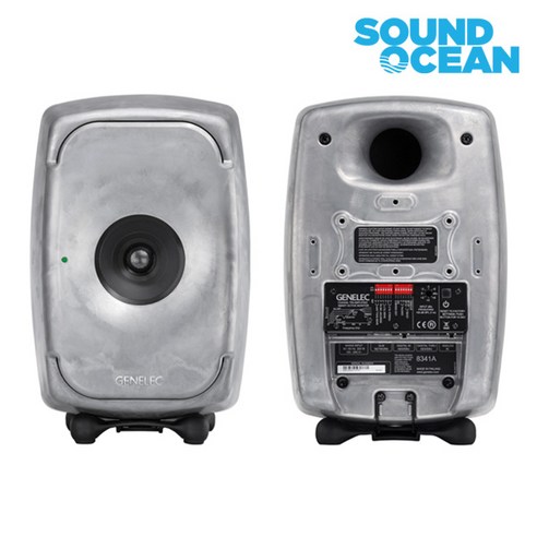 GENELEC SAM (Smart Active Monitor) 시리즈 제네렉 스튜디오 모니터 스피커 1통, 8341(알루미늄)