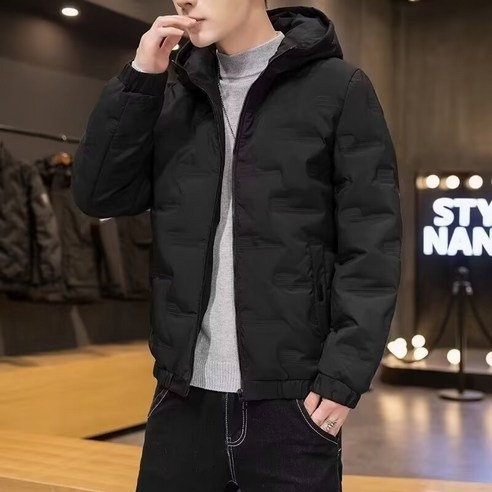 헌컴퍼니 프리미엄 경량 후드 숏패딩 겨울패딩
