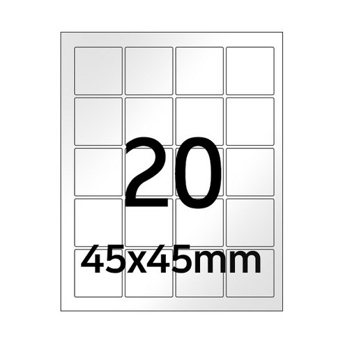 아이라벨 고광택 잉크젯 라벨지 25매