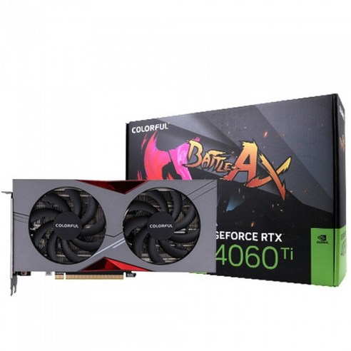 Colorful Colorful 지포스 RTX 4060 Ti 토마호크 DUO D6 8GB