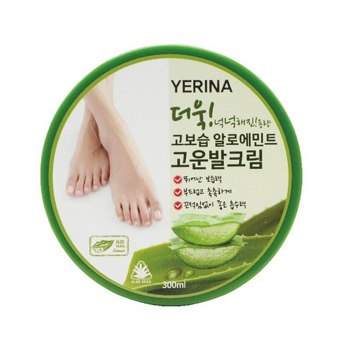 예리나 고보습 알로에민트 고운발 크림 300ml, 1개, 1개
