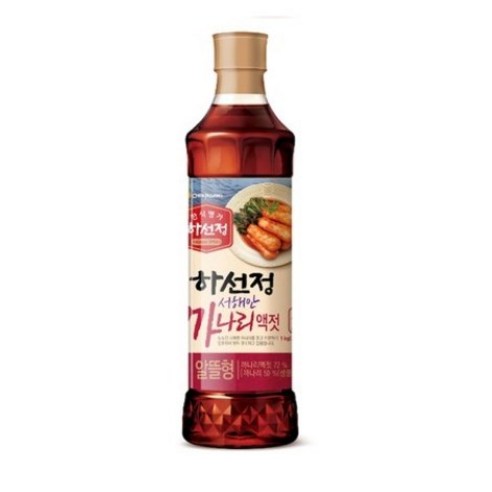 CJ 하선정 까나리액젓 500g, 4개 CJ 하선정 까나리액젓 500g, 4개