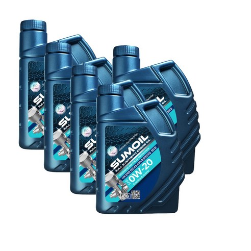 미라텍 신제품 썸오일 하이브리드 전용 합성엔진오일 0w20 5L set