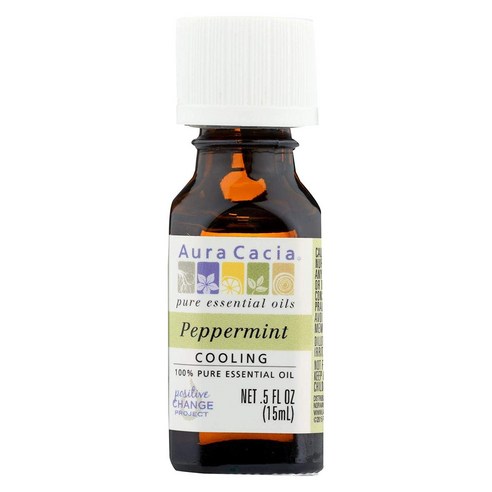 아우라카시아 퓨어 에센셜 오일, 15ml, Cooling Peppermint