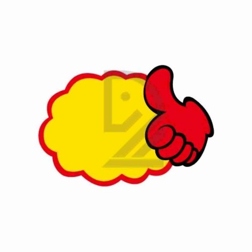 기맹 POP카드 엄지손공백 신상품스티커, 본상품선택