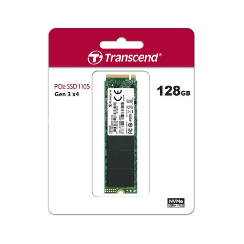 트랜센드 MTE110S M.2 2280 NVMe 128GB TLC 파인인포