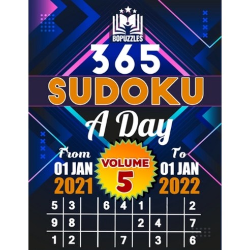 365 Sudoku a Day Volume 5: 2021 Daily Sudoku to Enjoy Hours of Fun With 365 Sudoku Puzzles Hard & Ex... Paperback, Independently Published, English, 9798578253782