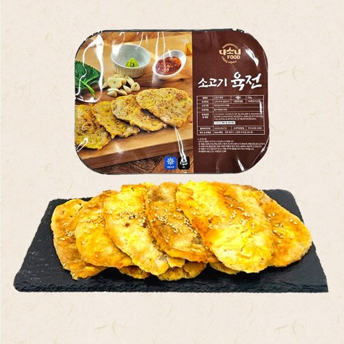 육가공연구소 완조리 소고기 육전 350g, 1개