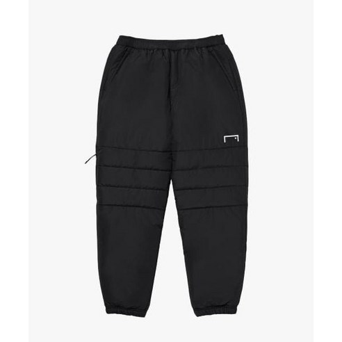 골스튜디오 GOALSTUDIO MONOGRAM PADDING JOGGER-BLACK