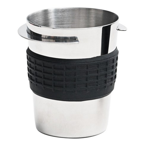칼딘 안티 슬립 스테인리스 스텐 커피 포터필터 도징 컵, 54mm, A 실버, 1개