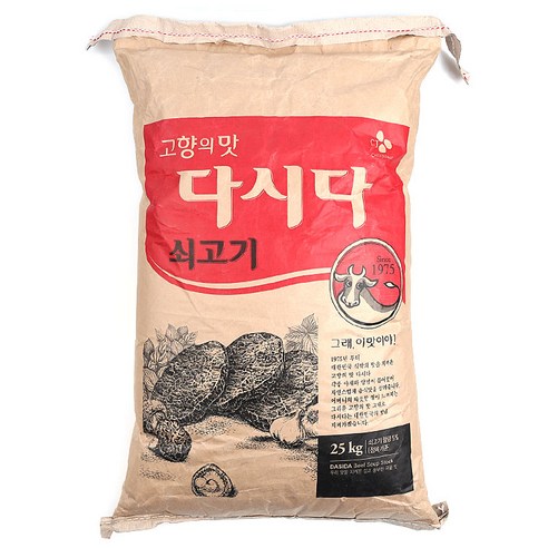 백설 쇠고기다시다, 25kg, 1개