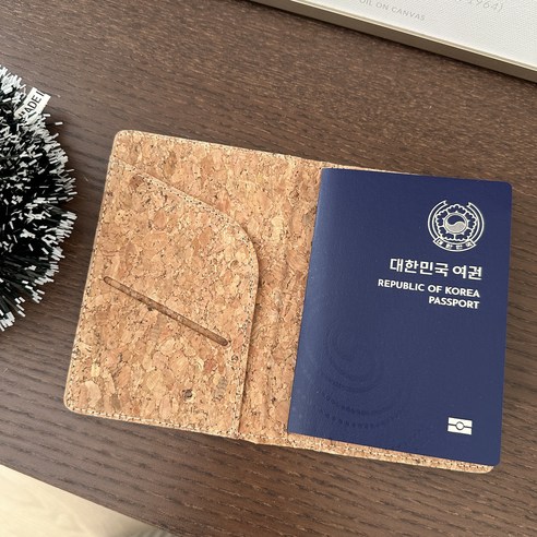 트윈웨이 여권 케이스 커버 가죽