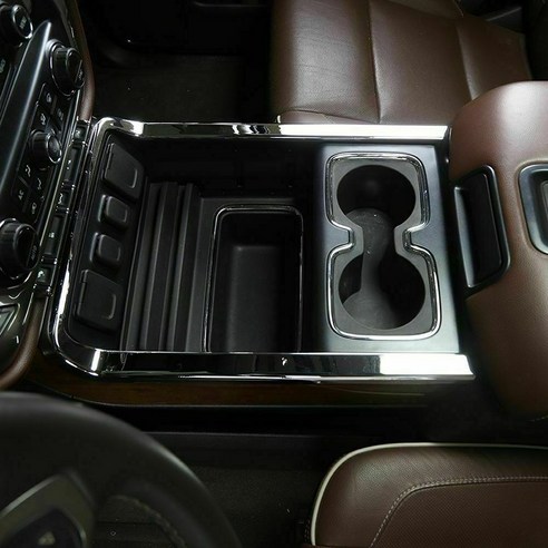 Lopbinte Chevrolet Silverado 1500 2500용 센터 콘솔 듀얼 컵 홀더, 검은 색