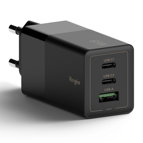 링케 65W GaN 3포트 PD PPS 멀티 급속 충전기 USB C타입, 링케 65w GaN 3포트 고속충전기, 1개